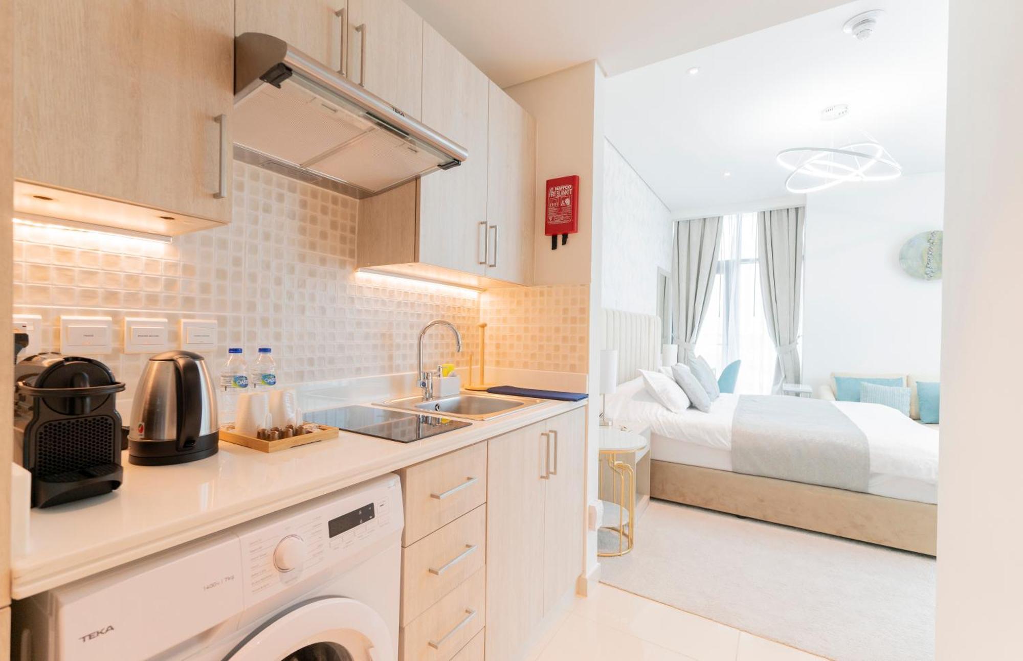 Studio With Private Beach Access At Palm Jumeirah Дубай Екстериор снимка