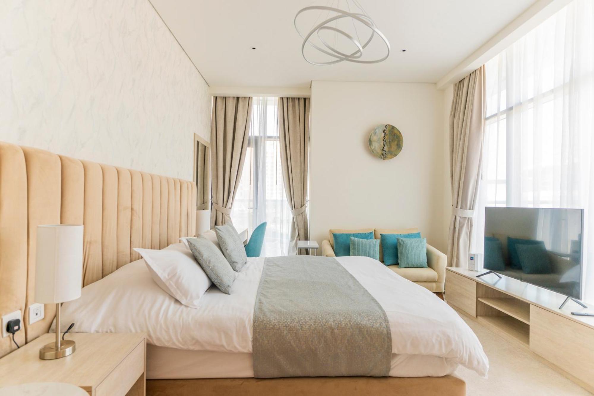 Studio With Private Beach Access At Palm Jumeirah Дубай Екстериор снимка