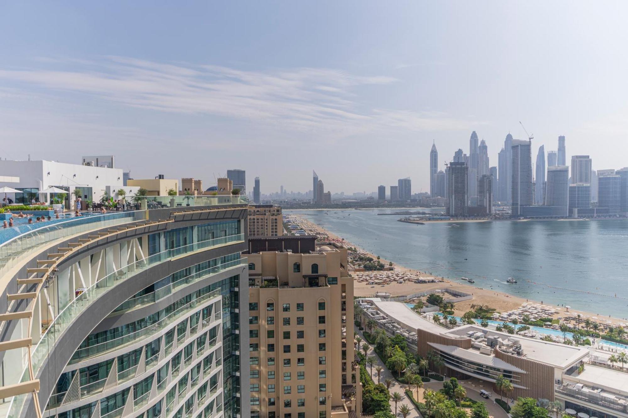 Studio With Private Beach Access At Palm Jumeirah Дубай Екстериор снимка