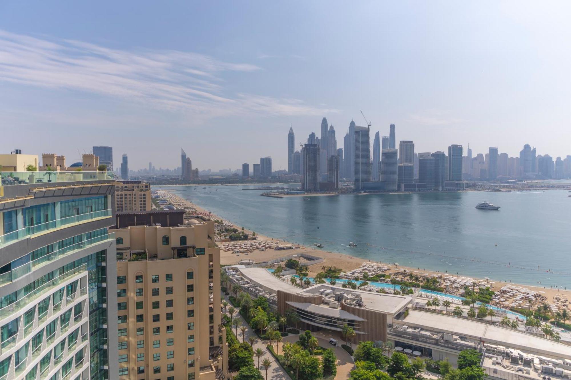 Studio With Private Beach Access At Palm Jumeirah Дубай Екстериор снимка