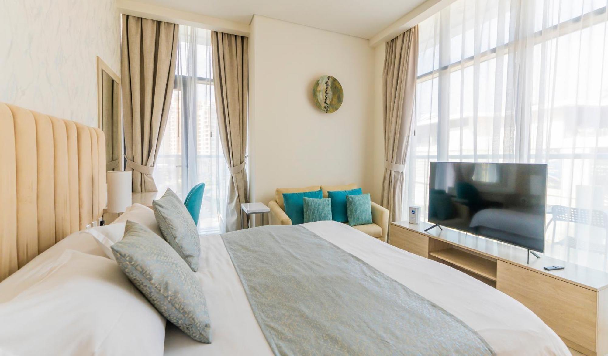 Studio With Private Beach Access At Palm Jumeirah Дубай Екстериор снимка